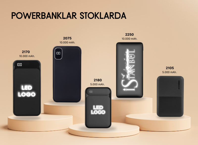 Powerbanklar Stoklarda !
